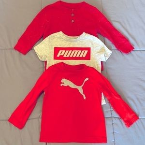 PUMA Jumping Beans Bundle Unisex 12 months (3) Shirts